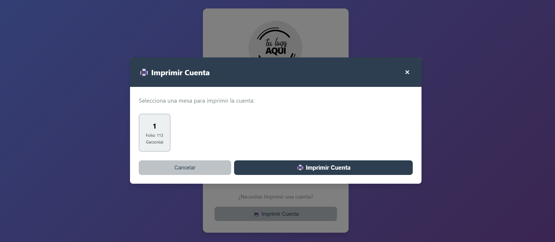 RestoSys - Gestión de Mesas