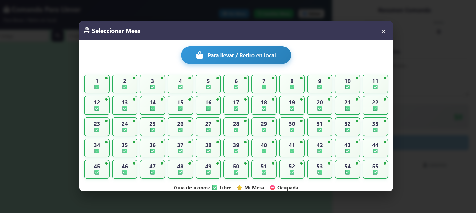 RestoSys - Tomar Pedidos