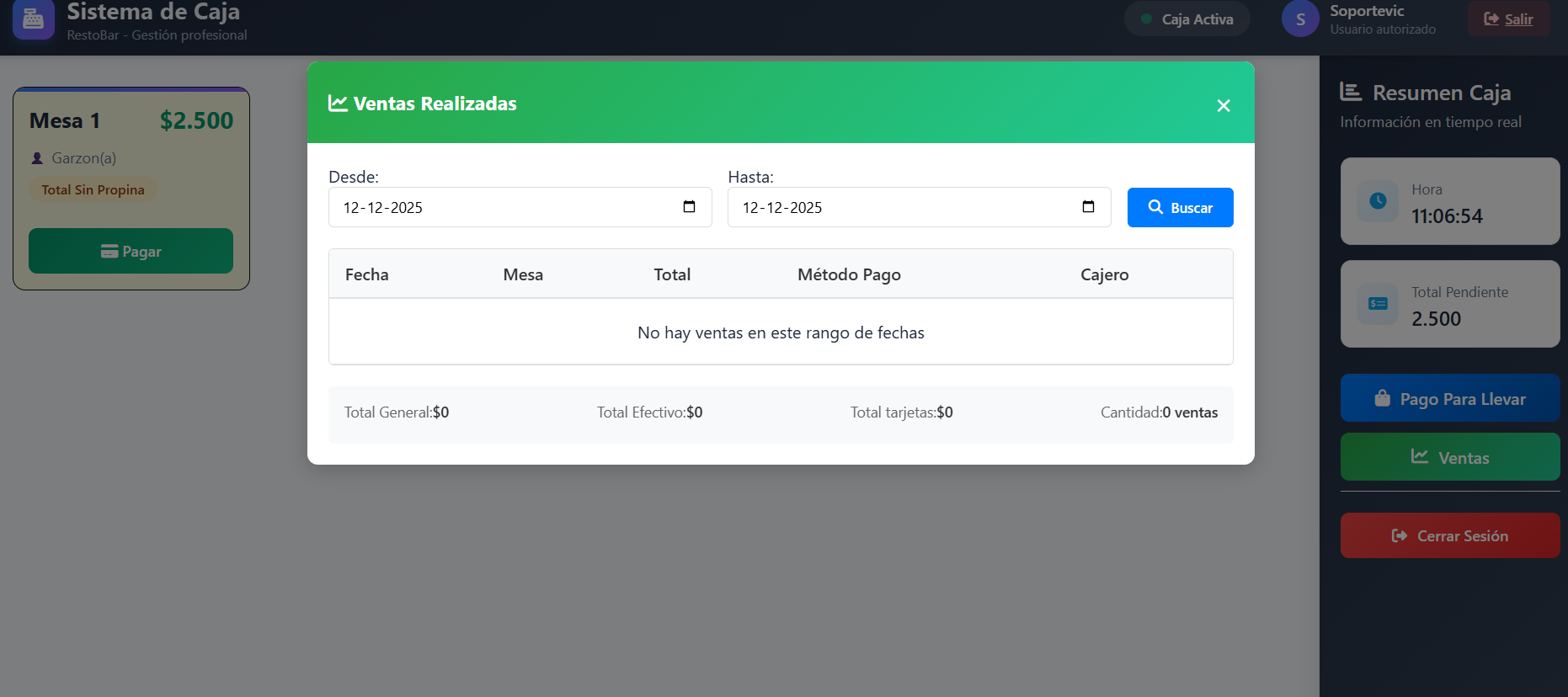 RestoSys - Configuración